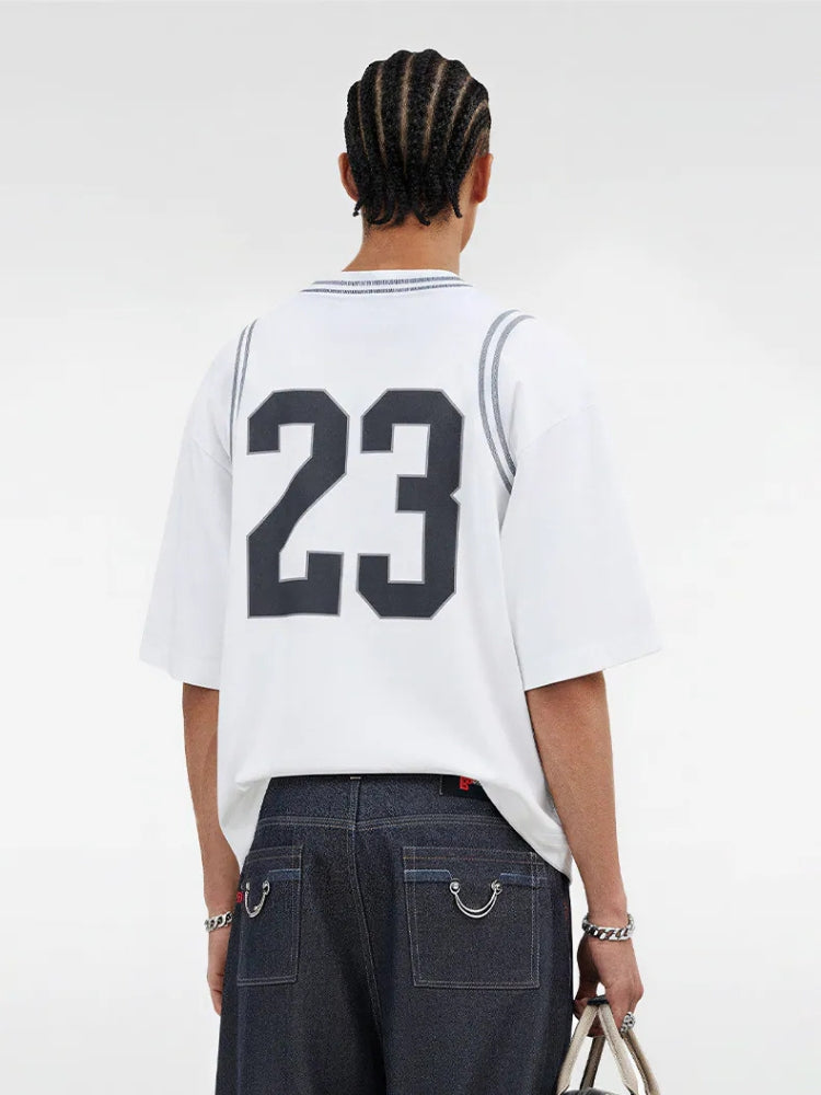 T-Shirt Jersey 'NY Division' — Vista 3