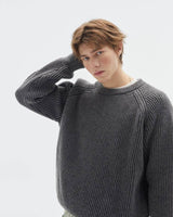 Maglione Girocollo Knit a Costine Belange
