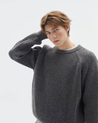 Maglione Girocollo Knit a Costine Belange