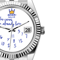 Orologio Eondate Maxi Bianco Argento