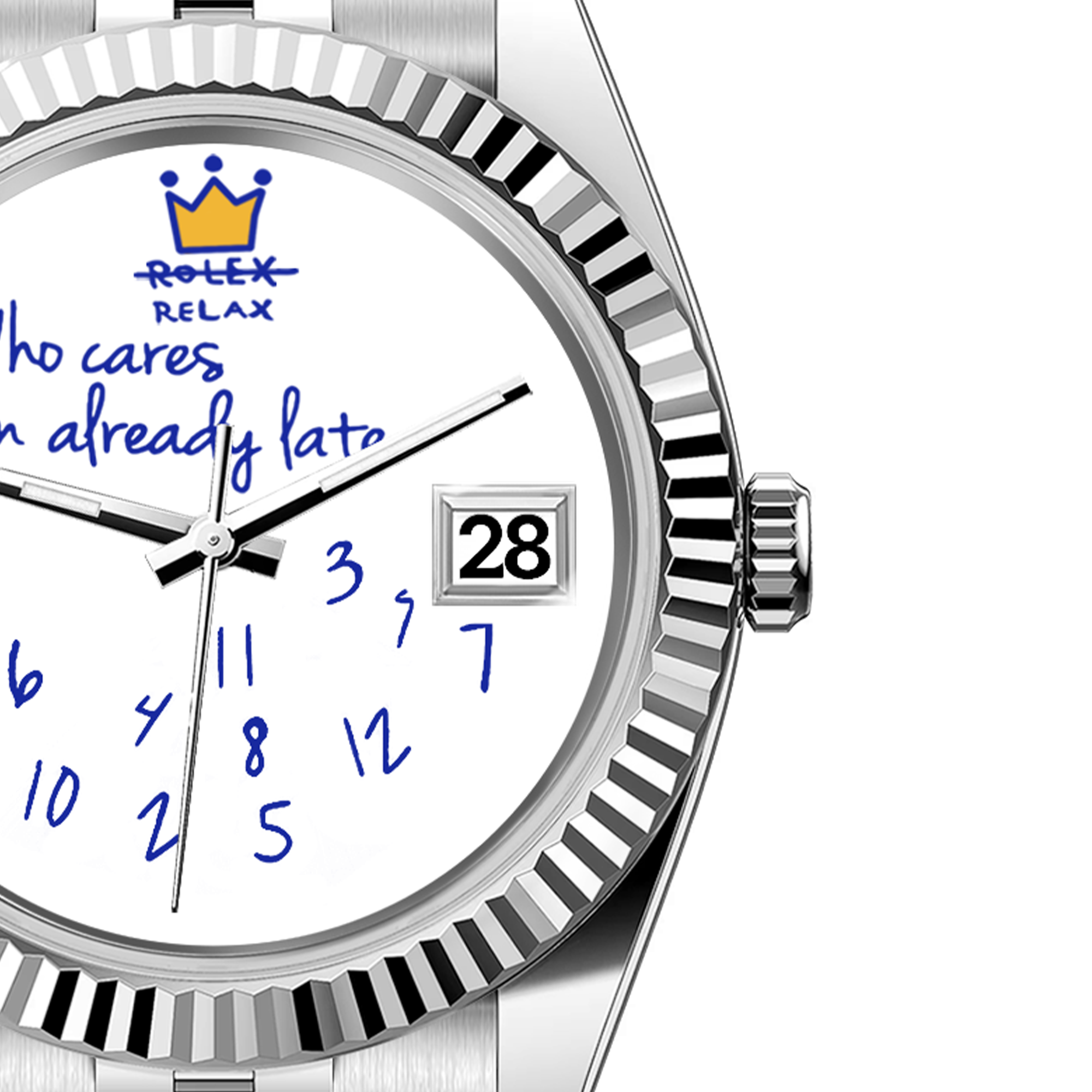 Orologio Eondate Maxi Bianco Argento