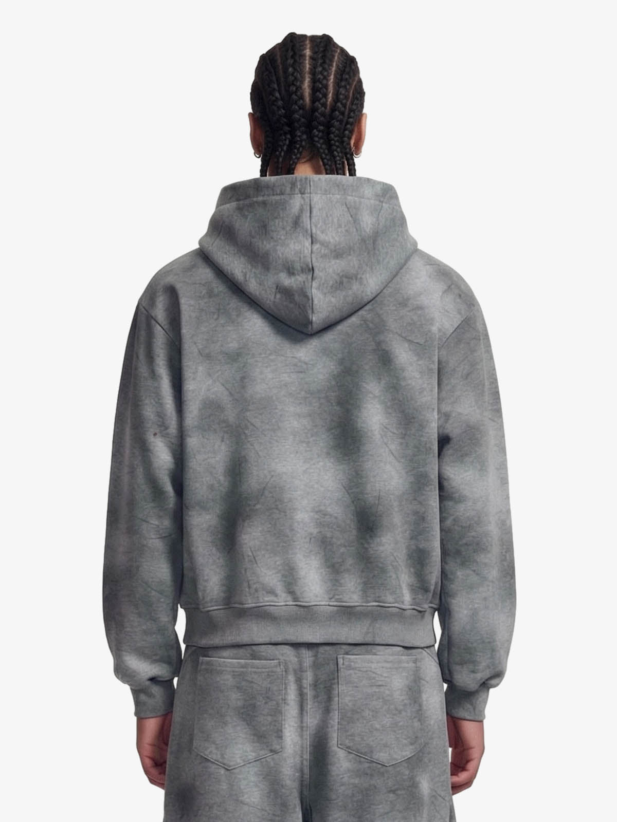 Tuta Tie-Dye Washed Vintage con Zip — Vista 7