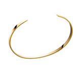 Bracciale aperto da uomo in acciaio inox minimalista