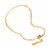 Bracciale da uomo in acciaio inox con catena a graffetta