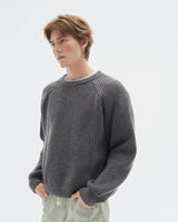 Maglione Girocollo Knit a Costine Belange