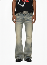 Jeans Washed Vintage a Zampa