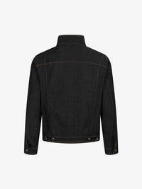 Giacca con Collo Alto in Denim 'Stand' — Dettaglio