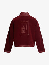 Giacca in Ecopelle Vintage con Zip in Suede 'Up' — Vista 7