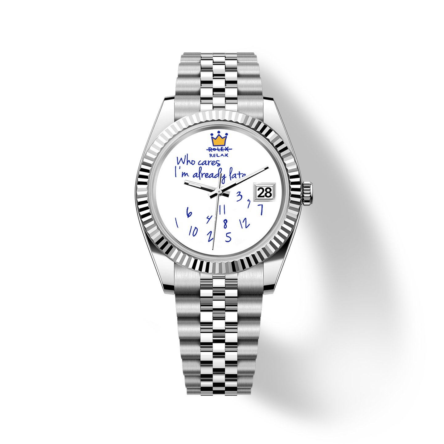 Orologio Eondate Maxi Bianco Argento