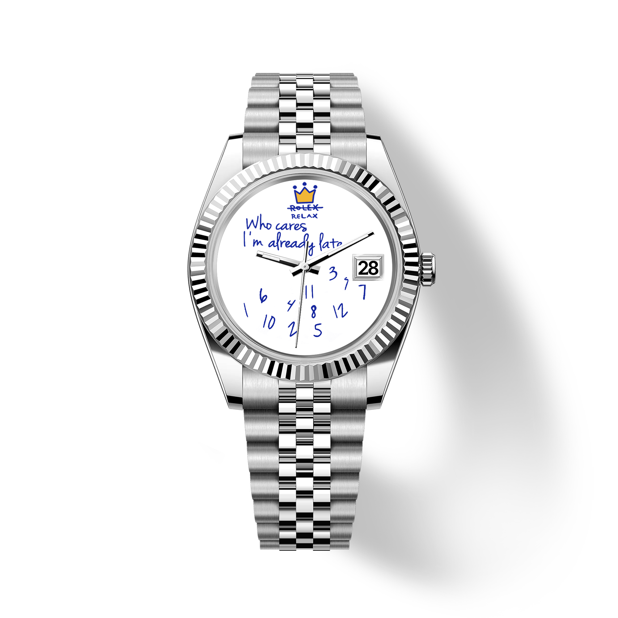 Orologio Eondate Maxi Bianco Argento