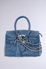 Borsa Tote in Denim
