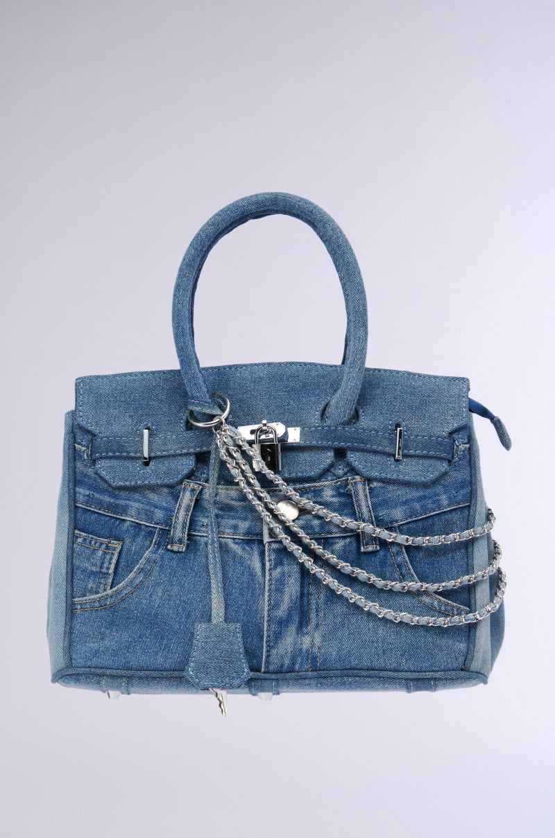 Borsa Tote in Denim