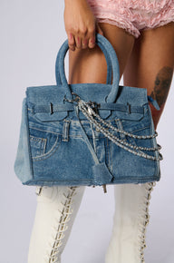Borsa Tote in Denim