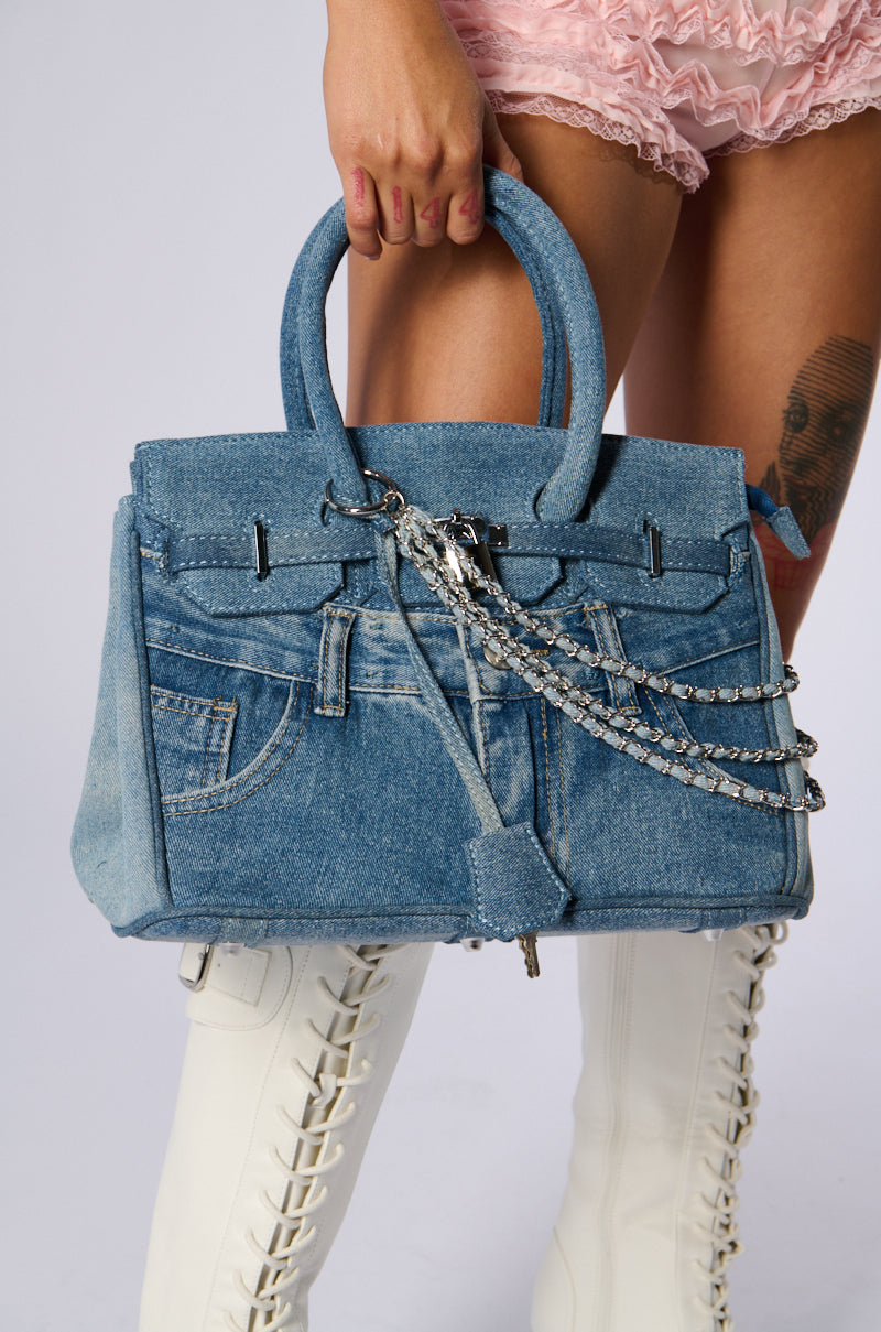 Borsa Tote in Denim
