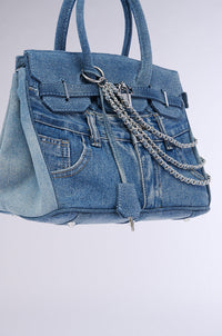 Borsa Tote in Denim