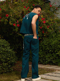 Completo Canotta e Jeans Stampa Airbrush — Vista 10