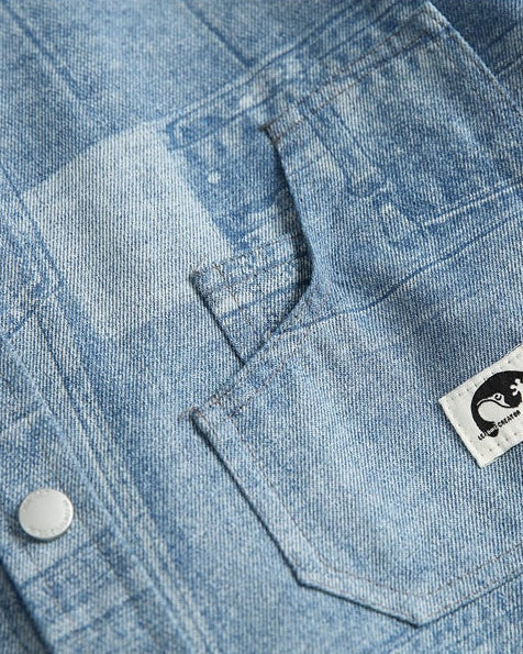 Camicia di Jeans Stampata