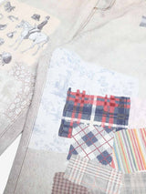 Jeans Vintage Washed con Stampa Collage — Vista 9