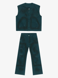 Completo Canotta e Jeans Stampa Airbrush — Vista 13