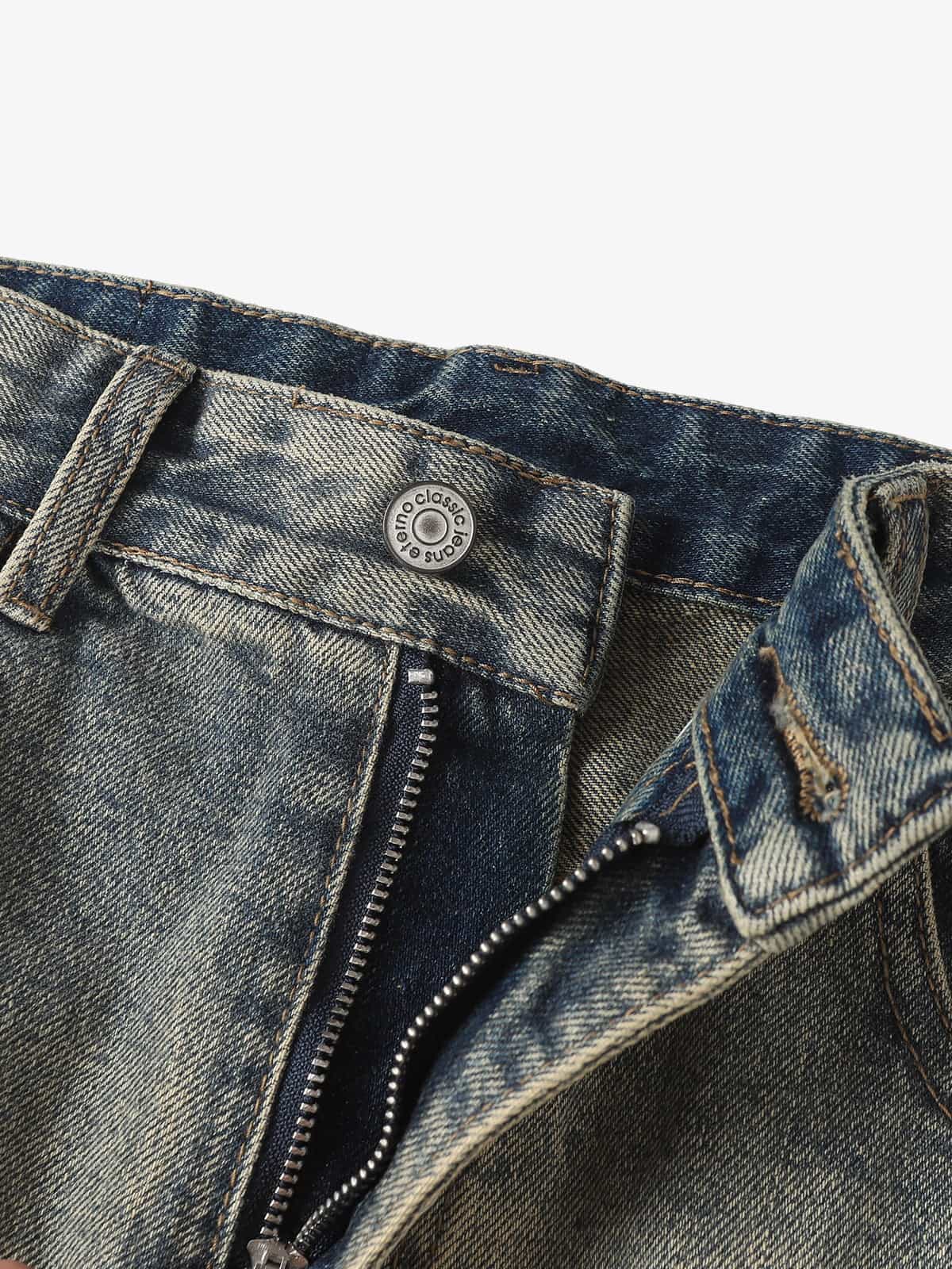 Jeans Washed Vintage a Zampa — Vista 8