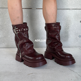 Stivali Platform con Risvolto Ruby
