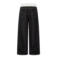 Jeans Baggy Neri a Vita Bassa