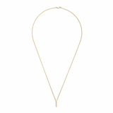 Collana da uomo con ciondolo quadrato minimalista in acciaio inox