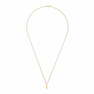 Collana da uomo con ciondolo quadrato minimalista in acciaio inox