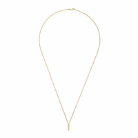 Collana da uomo con ciondolo quadrato minimalista in acciaio inox