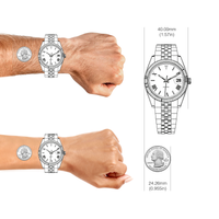 Orologio Eondate Maxi Bianco Argento
