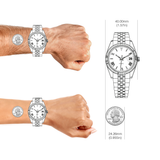 Orologio Eondate Maxi Oro Bianco