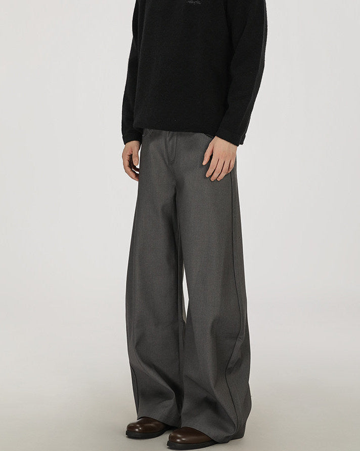 Pantaloni Wide-Leg in Lana