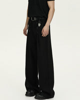 Pantaloni Wide-Leg in Lana