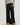 Jeans Wide-Leg in Denim con Cuciture a Contrasto