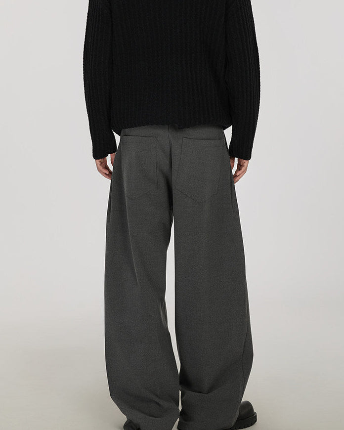 Pantaloni Wide-Leg Stretch da Uomo