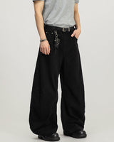 Pantaloni Cargo Wide-Leg in Cotone
