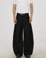 Pantaloni Wide-Leg in Lana
