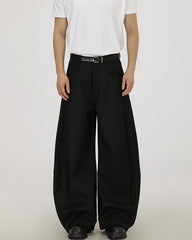 Pantaloni Wide-Leg in Lana