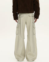 Jeans Cargo Utility Uomo Crema, dettaglio