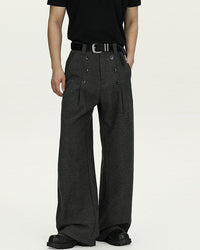 Pantaloni Wide-Leg in Lana