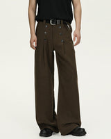 Pantaloni Wide-Leg in Lana