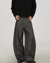 Pantaloni Wide-Leg in Lana