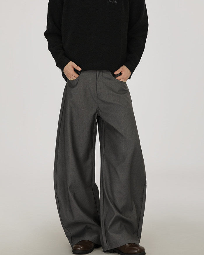 Pantaloni Wide-Leg in Lana