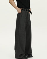 Pantaloni Wide-Leg in Lana