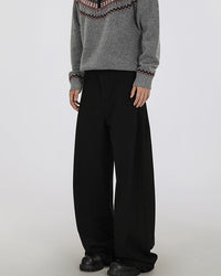 Pantaloni Wide-Leg Stretch da Uomo