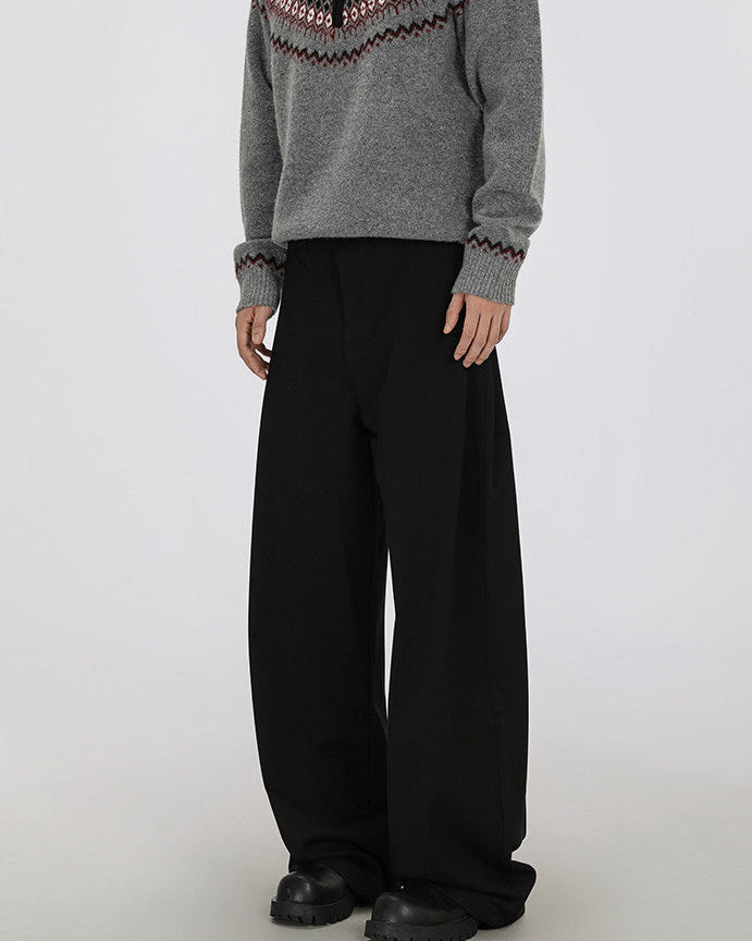 Pantaloni Wide-Leg Stretch da Uomo