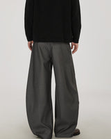 Pantaloni Wide-Leg in Lana