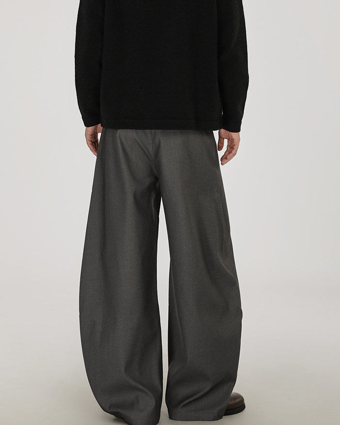 Pantaloni Wide-Leg in Lana