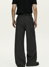 Pantaloni Wide-Leg in Lana