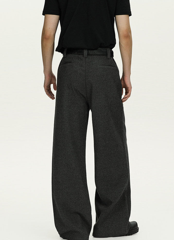 Pantaloni Wide-Leg in Lana